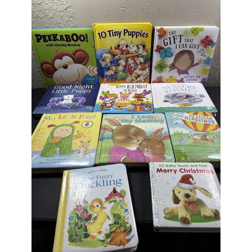 11 Assorted Board Books Soft Covers Includes All Pictured